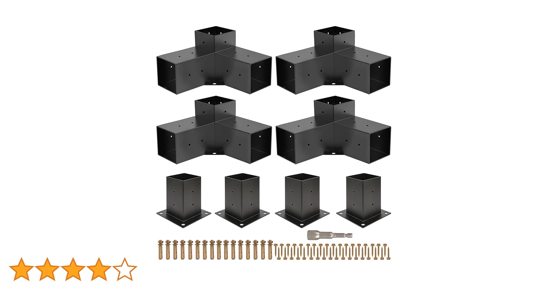 Amazon | Grehitk (グレハイテク) パーゴラキット ブラケット